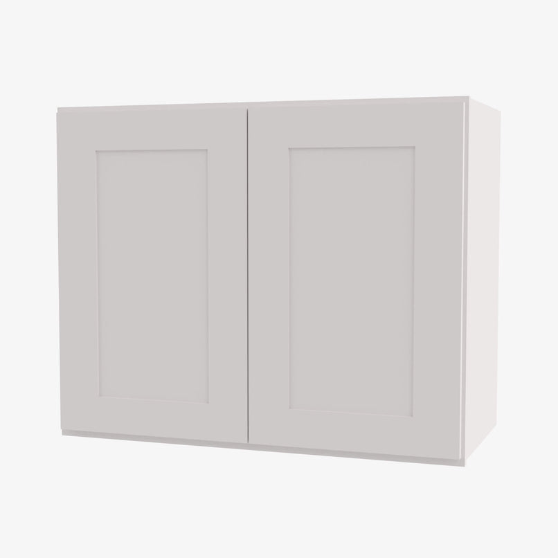 AW-W2442B Double Door 24 Inch Wall Cabinet | Ice White Shaker - image 1