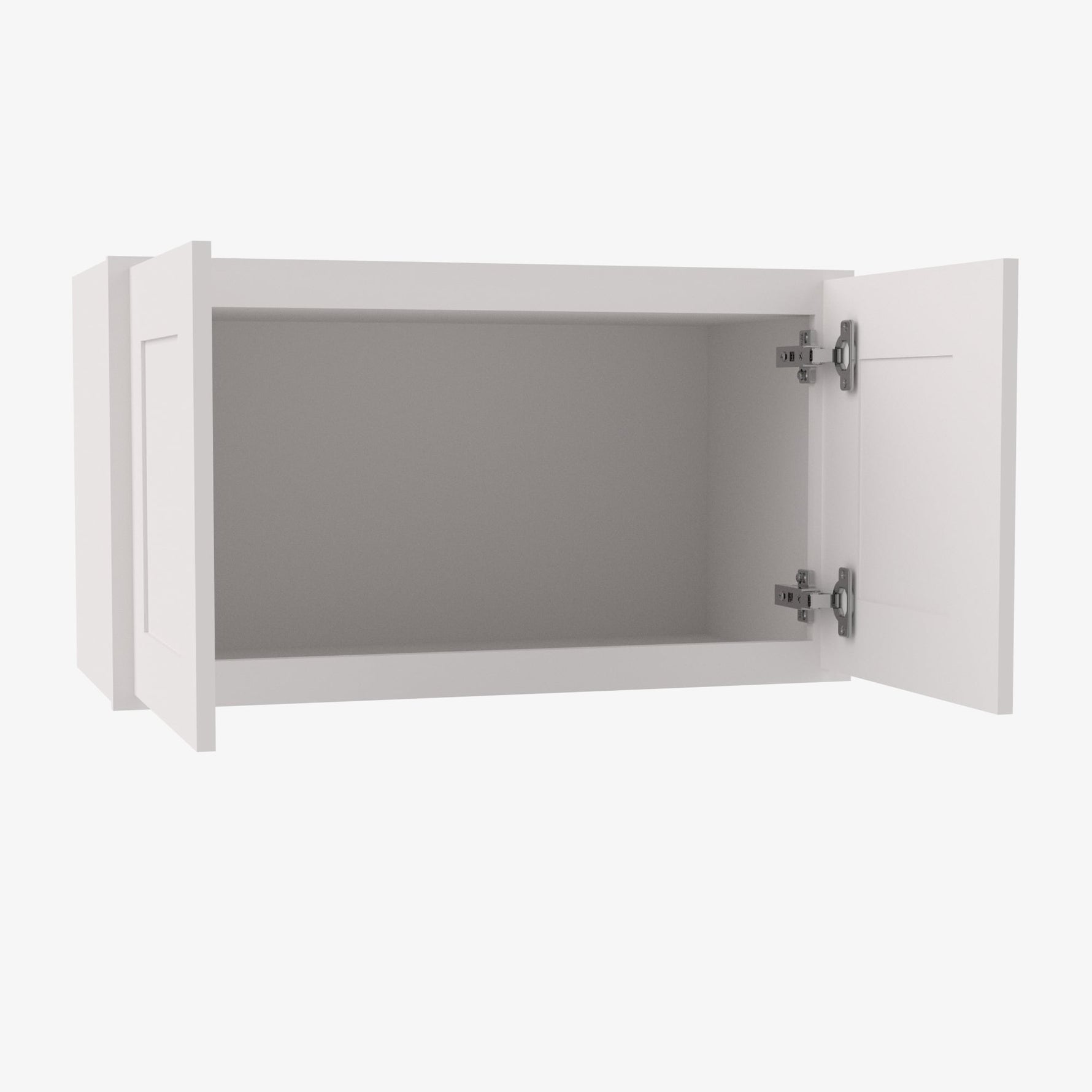 AW-W301224B Double Door 30 Inch Wall Refrigerator Cabinet | Ice White Shaker - image 3