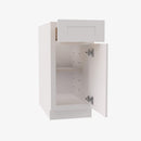 AW-B09 Single Door Cabinets 9 Inch Base Cabinet | Ice White Shaker - image 3