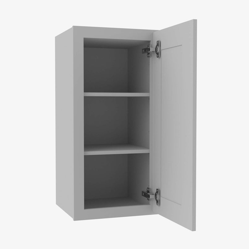 AB-W1542 Single Door Cabinets 15 Inch Wall Cabinet | Lait Grey Shaker - image 3
