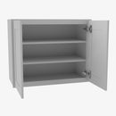 AB-W3342B Double Door 33 Inch Wall Cabinet | Lait Grey Shaker - image 3
