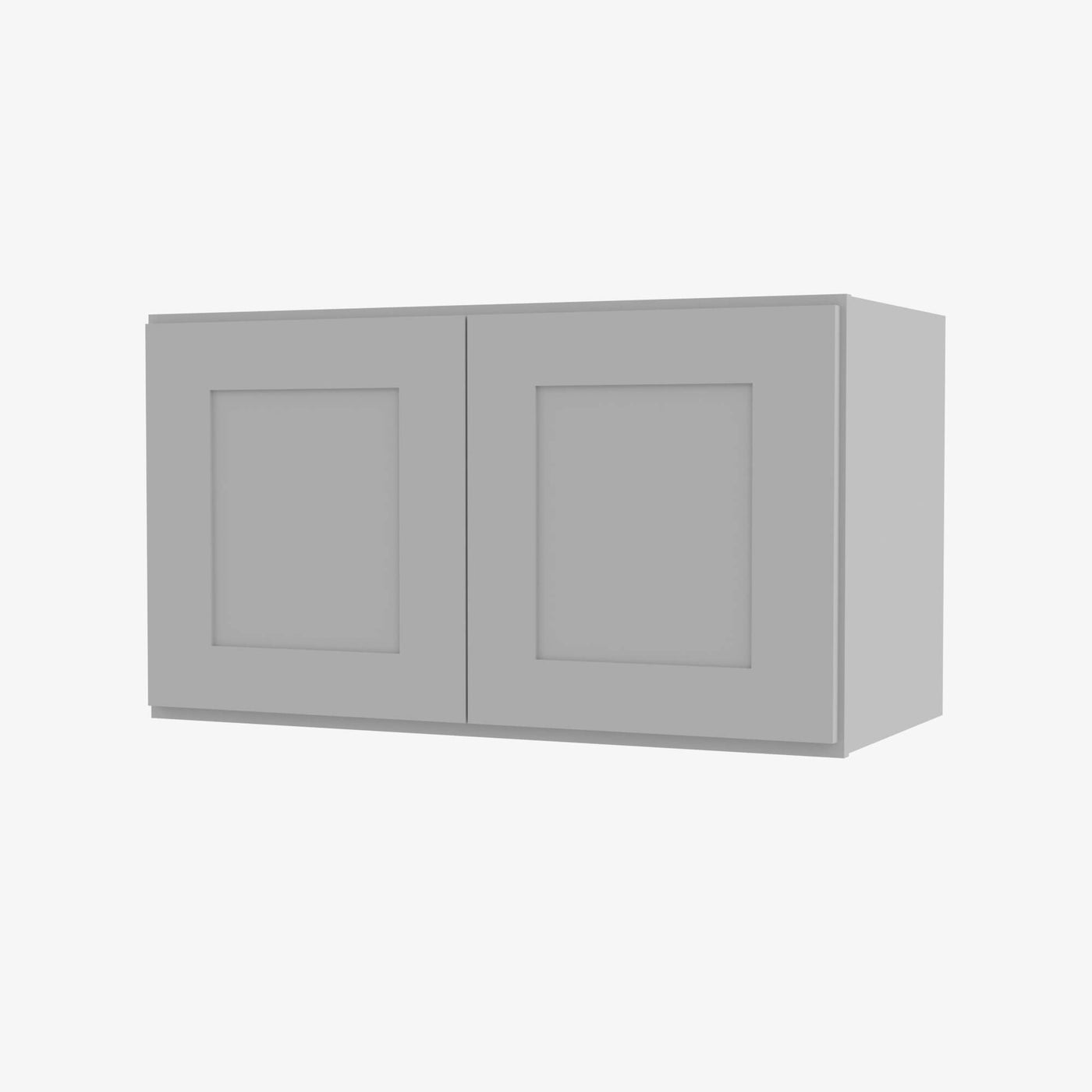 AB-W301224B Double Door 30 Inch Wall Refrigerator Cabinet | Lait Grey Shaker