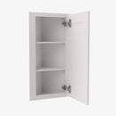 AW-AW42 Single Door Cabinets 42 Inch Wall Angle Corner Cabinet | Ice White Shaker - image 3
