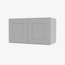 AB-W301824B Double Door 30 Inch Wall Refrigerator Cabinet | Lait Grey Shaker - image 2
