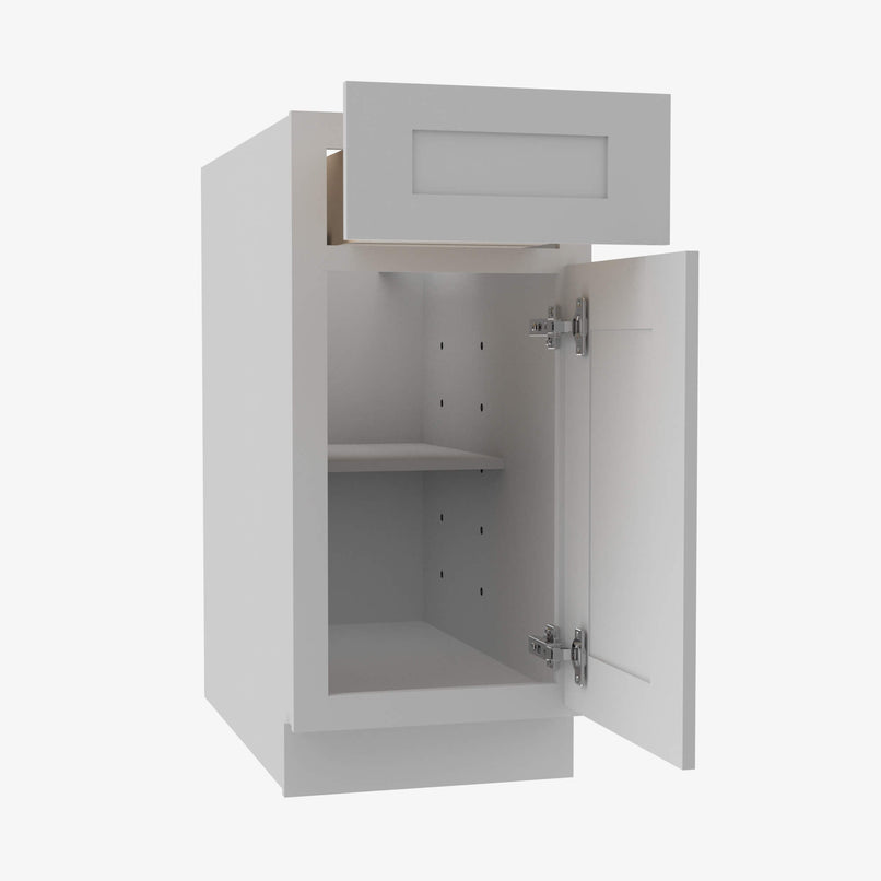 AB-B09 Single Door Cabinets 9 Inch Base Cabinet | Lait Gray Shaker - image 3