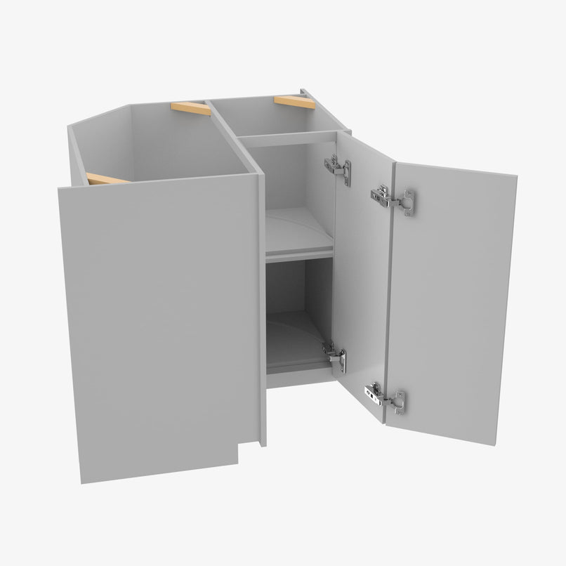 AB-LS3309 Single Door Cabinets 33 Inch Lazy Susan Cabinets Base Cabinet | Lait Grey Shaker - image 3