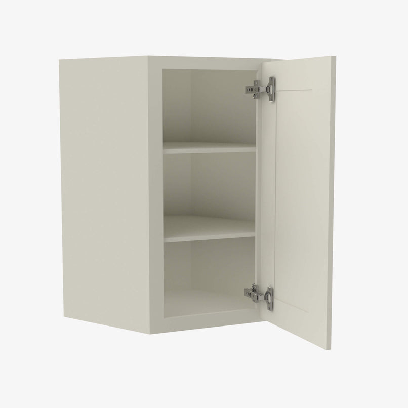 SL-WDC273615 Single Door Cabinets 27 Inch Wall Diagonal Corner Cabinet | Signature Pearl - image 3