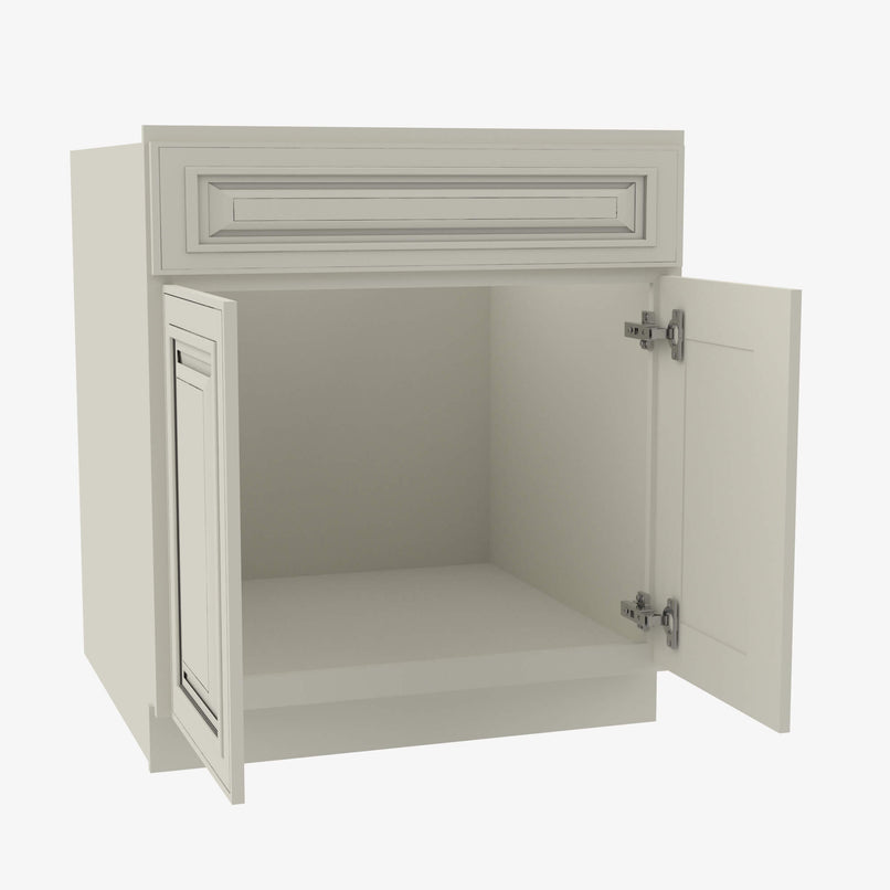 TW-B33B Double Door 33 Inch Base Cabinet | Uptown White - image 3