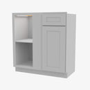 AB-BBLC42/45-39W Double Door 39 Inch Base Blind Corner Cabinets Cabinet | Lait Gray Shaker - image 2