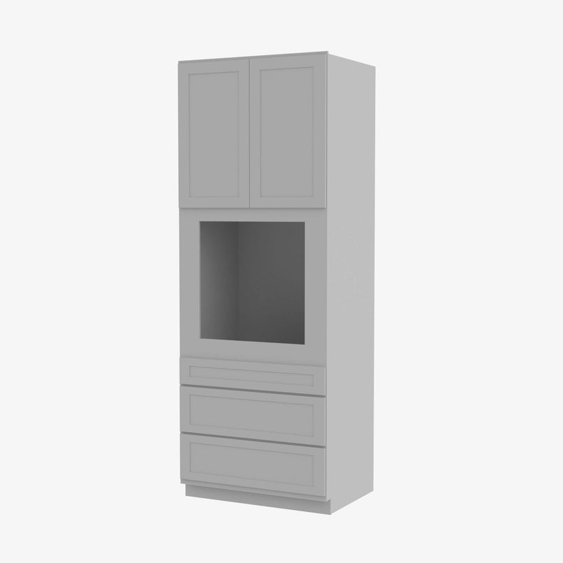 AB-OC3384B Double Door 33 Inch Tall Oven Cabinet | Lait Grey Shaker - image 2
