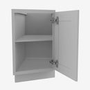 AB-BTC12L Single Door Cabinets 12 Inch Base Base Transitional Cabinet Left | Lait Gray Shaker - image 3