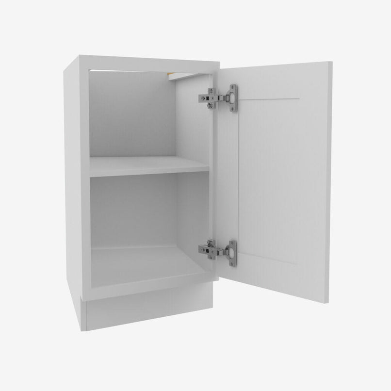 TW-BTC12L Single Door Cabinets 12 Inch Base Base Transitional Cabinet Left | Uptown White - image 3