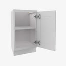 TW-BTC12R Single Door Cabinets 12 Inch Base Base Transitional Cabinet Right | Uptown White - image 4