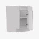 GW-BDCF36 Single Door Cabinets 36 Inch Base Diagonal Corner Sink & Cabinets Cabinet | Gramercy White - image 3