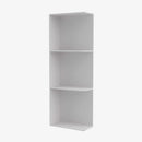 GW-WES542 Wall End Shelf with Open Shelves | TSG Forevermark Gramercy White - image 3