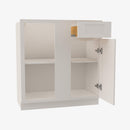 TQ-BBLC45/48-42W Double Door 42 Inch Base Blind Corner Cabinets Cabinet | Townplace Crema - image 3