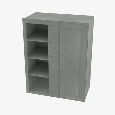 TG-WBLC30/33-3042 Single Door Cabinets 30 Inch Wall Blind Corner Cabinet | Midtown Grey - image 1