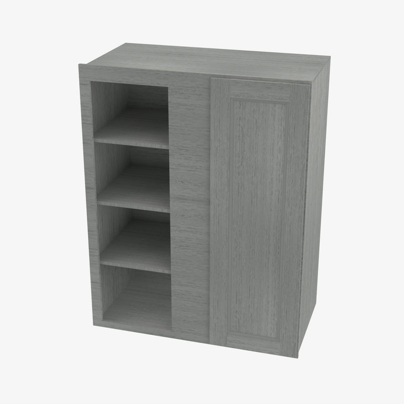 TG-WBLC30/33-3036 Single Door Cabinets 30 Inch Wall Blind Corner Cabinet | Midtown Grey - image 2