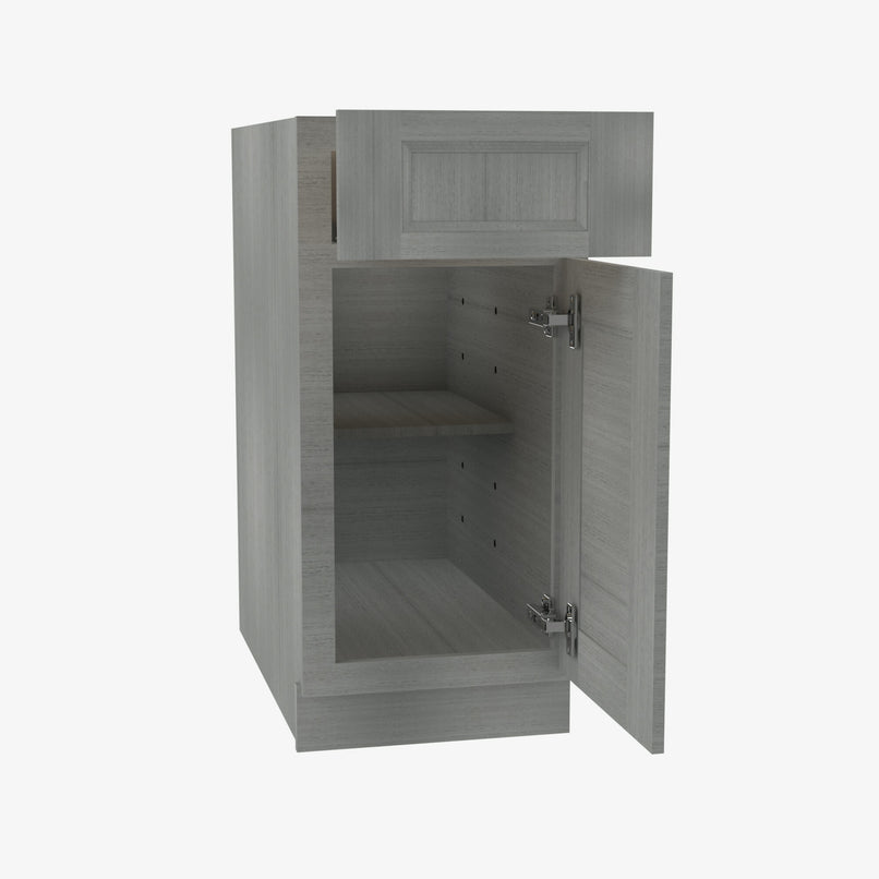TG-B09 Single Door Cabinets 9 Inch Base Cabinet | Midtown Grey - image 2