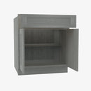 TG-B33B Double Door 33 Inch Base Cabinet | Midtown Grey - image 2