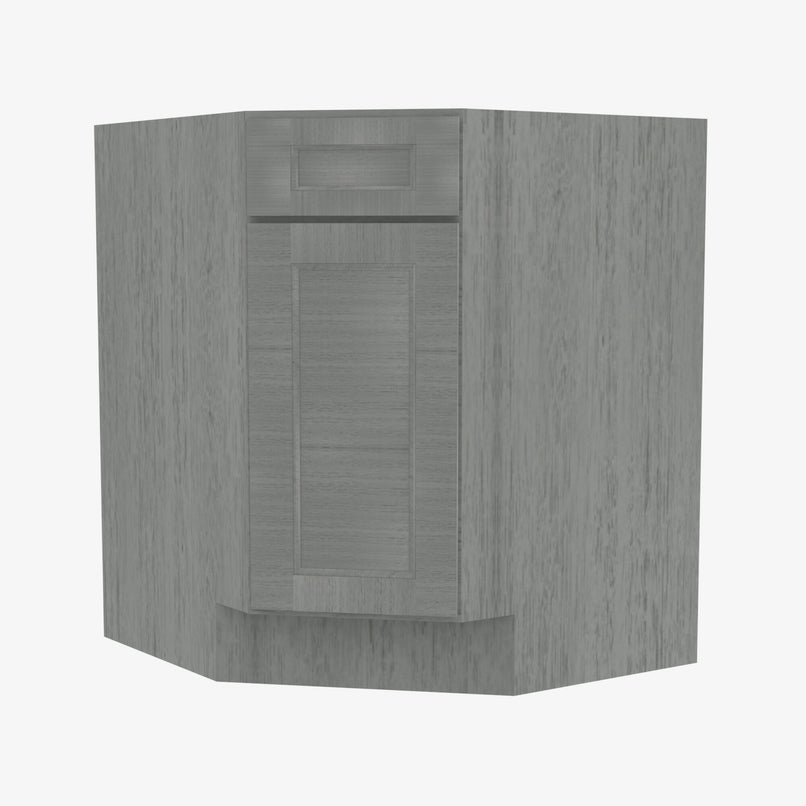 TG-BDCF36 Single Door Cabinets 36 Inch Base Diagonal Corner Sink & Cabinets Cabinet | Midtown Grey - image 2