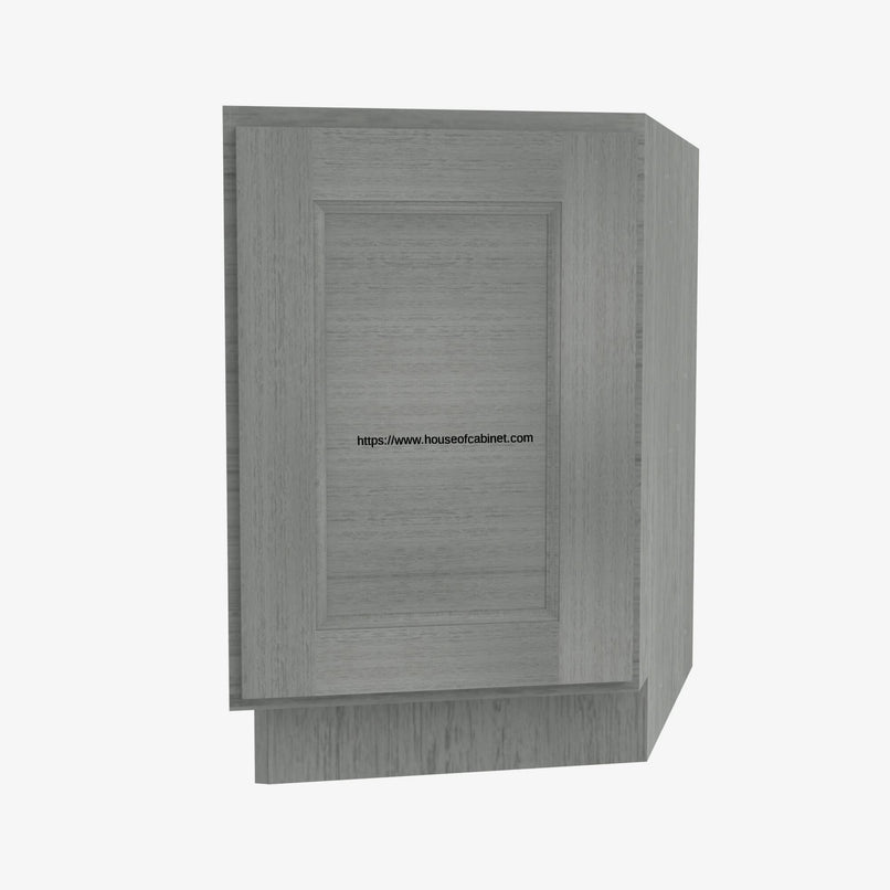 TG-BTC12R Single Door Cabinets 12 Inch Base Base Transitional Cabinet Right | Midtown Grey - image 2