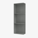 TG-WES542 Wall End Shelf with Open Shelves | TSG Forevermark Midtown Grey - image 2