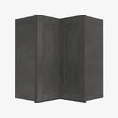 TS-WSQ2430 24 Inch Easy Reach Wall Corner Cabinet | Townsquare Grey - image 2