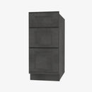 TS-DB12 3 12 Inch 3 Drawer Pack Base Cabinet | Townsquare Grey - image 2