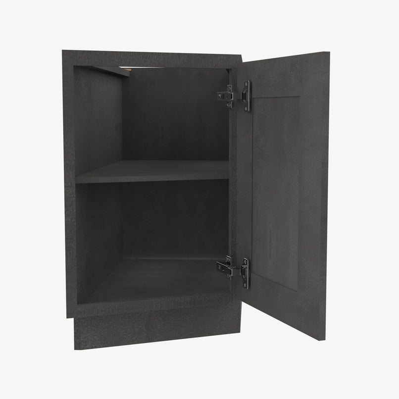 TS-BTC12L Single Door Cabinets 12 Inch Base Base Transitional Cabinet Left | Townsquare Grey - image 2