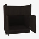 AA-FSB36B Double Door 36 Inch Farmhouse Sink Base Cabinet | Blaze Black Shaker - image 2