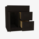 AP-S3621BDR-34-1/2 Double Door 36 Inch Sink Base Combo Vanity with Right Drawer | Pepper Shaker - image 2