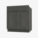 AG-SB36B Double Door 36 Inch Sink Base Cabinet | Greystone Shaker - image 2