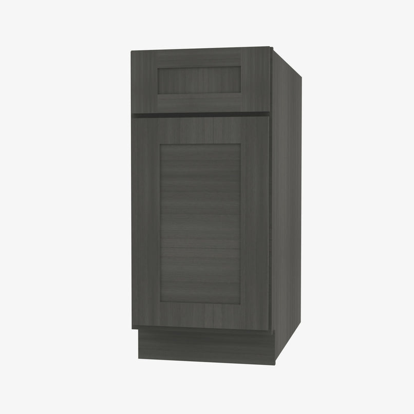 AG-B12 Single Door Cabinets 12 Inch Base Cabinet | Greystone Shaker - image 2