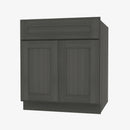 AG-B24B Double Door 24 Inch Base Cabinet | Greystone Shaker - image 2