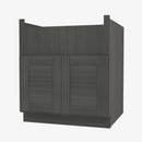 AG-FSB30B 30 Inch Farmhouse Sink Base Cabinet | Greystone Shaker - image 2