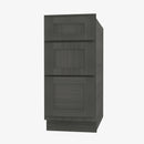 AG-DB24 3 24 Inch 3 Drawer Pack Base Cabinet | Greystone Shaker - image 2