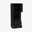 AG-OC3384B Double Door 33 Inch Tall Oven Cabinet | Greystone Shaker - image 2