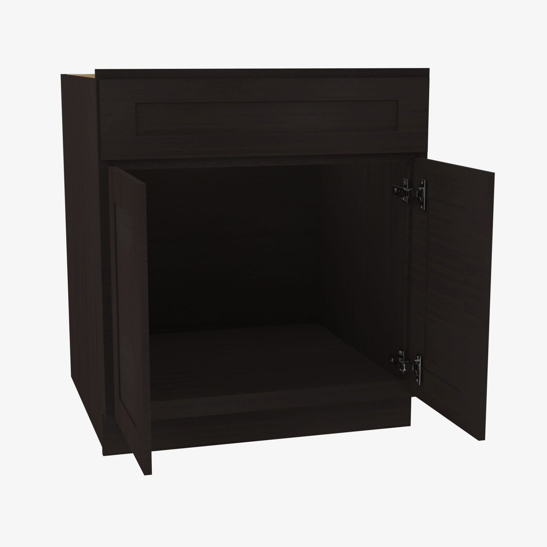 AG-S3021B-34-1/2 Double Door 30 Inch Sink Base Vanity with Drawers | Greystone Shaker - image 2