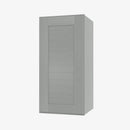 AN-W1536 Single Door Cabinets 15 Inch Wall Cabinet | Nova Light Grey Shaker - image 2