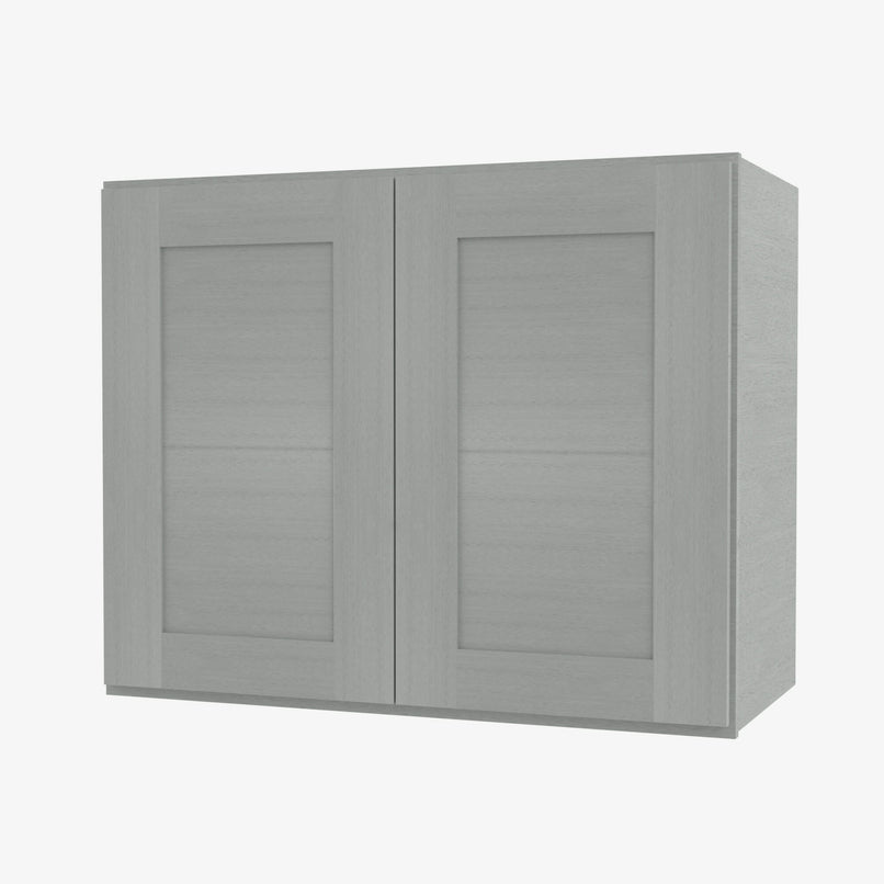 AN-W2736B Double Door 27 Inch Wall Cabinet | Nova Light Grey Shaker - image 2