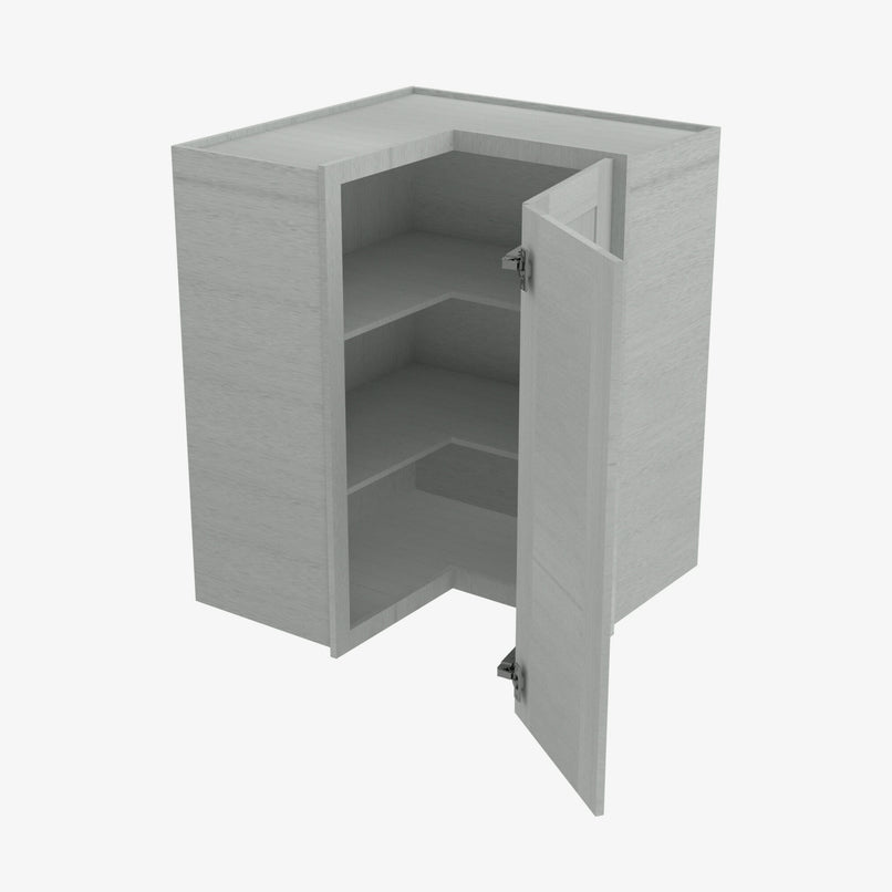 AN-WSQ2430 24 Inch Easy Reach Wall Corner Cabinet | Nova Light Grey Shaker - image 2