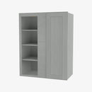 AN-WBLC30/33-3036 Single Door Cabinets 30 Inch Wall Blind Corner Cabinet | Nova Light Grey Shaker - image 2