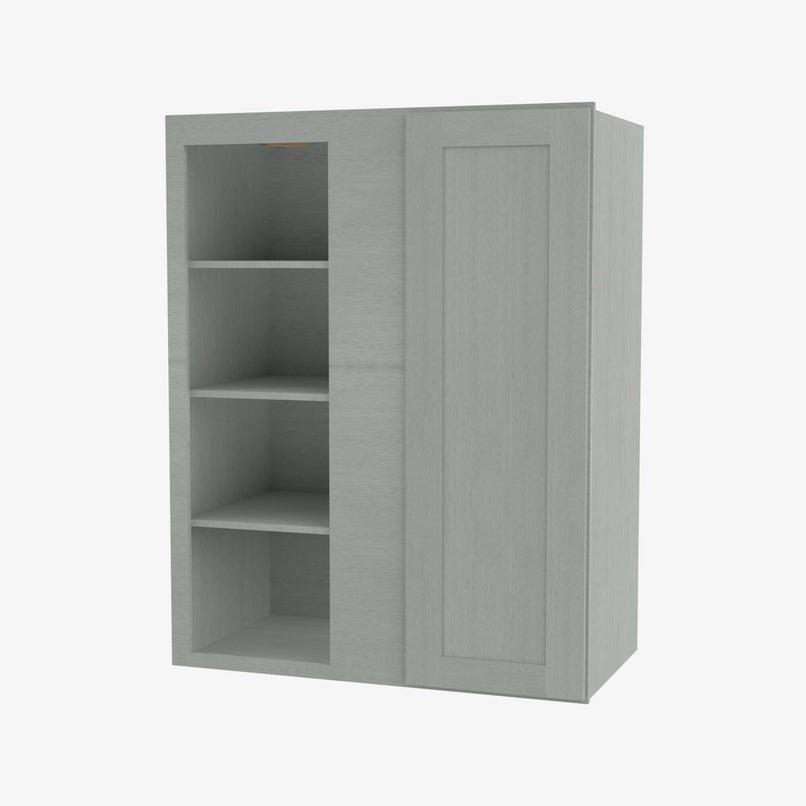 AN-WBLC30/33-3036 Single Door Cabinets 30 Inch Wall Blind Corner Cabinet | Nova Light Grey Shaker - image 2