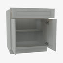 AN-B36B Double Door 36 Inch Base Cabinet | Nova Light Grey Shaker - image 2
