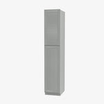 AN-WP1896 Double Door 18 Inch Tall Wall Pantry Cabinet | Nova Light Grey Shaker - image 2