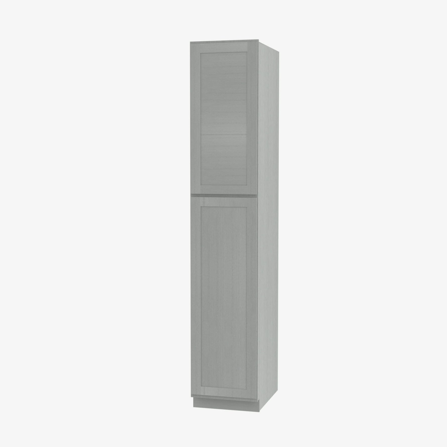 AN-WP1896 Double Door 18 Inch Tall Wall Pantry Cabinet | Nova Light Grey Shaker - image 2