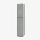 AN-WP1584 Double Door 15 Inch Tall Wall Pantry Cabinet | Nova Light Grey Shaker - image 2