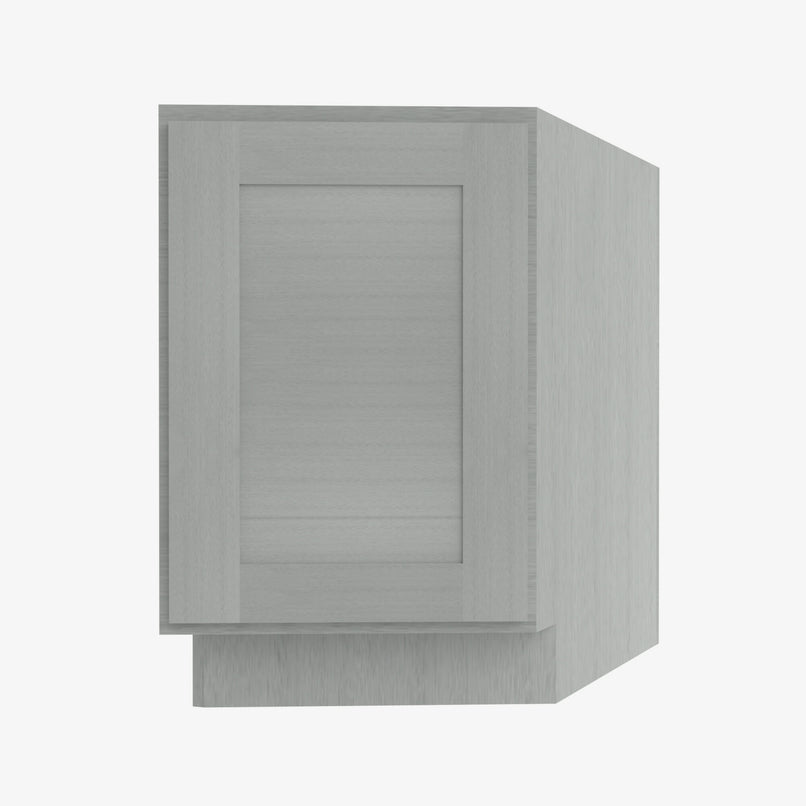 AN-BTC12L Single Door Cabinets 12 Inch Base Base Transitional Cabinet Left | Nova Light Grey Shaker - image 2