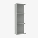AN-WES530 Wall End Shelf with Open Shelves | TSG Forevermark Nova Light Grey Shaker - image 2